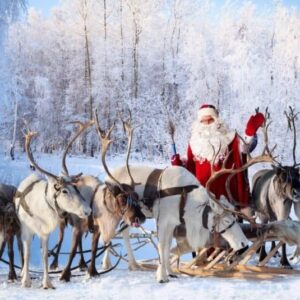 Reindeer & Mrs. Claus at Kennebunk Outfitters